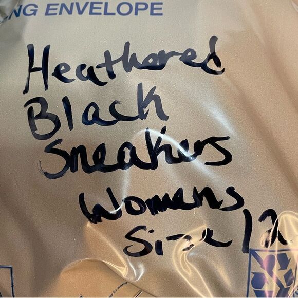 5 for $25🔥Heathered Black Elastic Stretch Sneakers Women's Size 12 - Picture 11 of 11